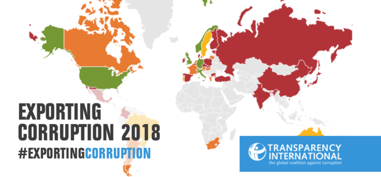 Exporting Corruption 2018: Portugal regista progressos no combate à corrupção no comércio internacional