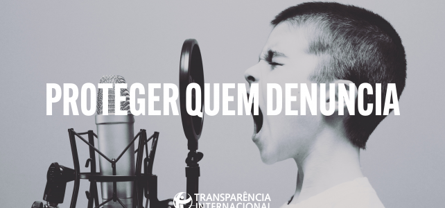 Proteger quem denuncia