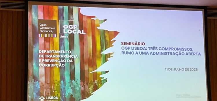 TI participa no seminário “OGP Lisboa: Três Compromissos, Rumo a uma Administração Aberta”